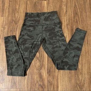 Lulu Align Full Length Green Camo